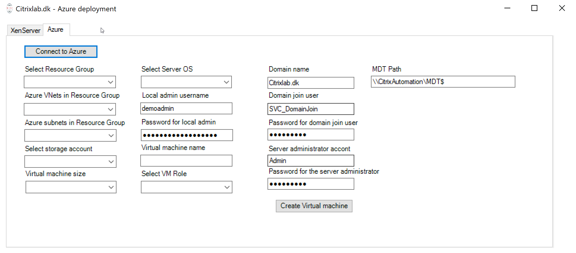 DeploymentTool-Azure