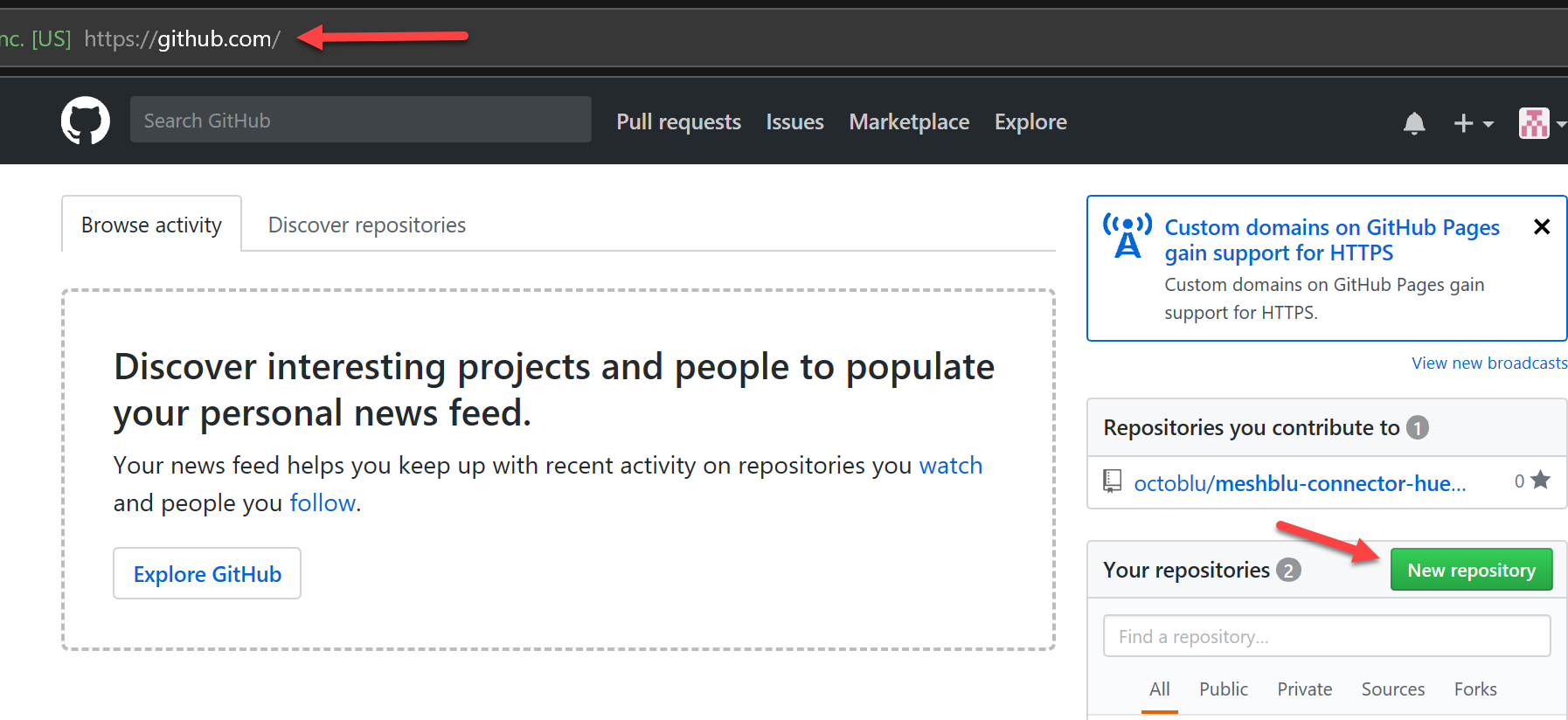 Как добавить проект в репозиторий github